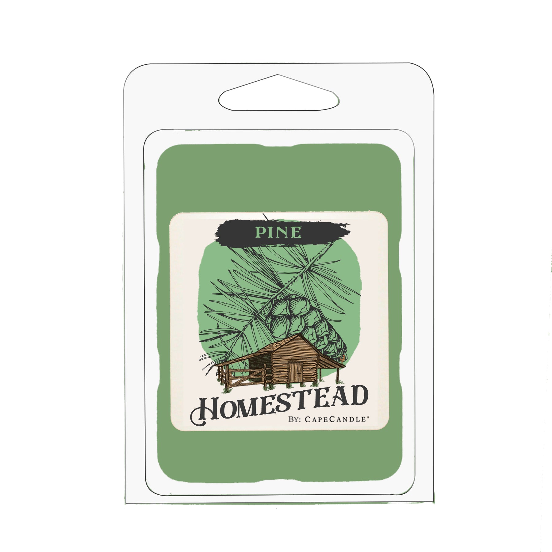 Pine 3.5oz Homestead Soy Wax Melts by Cape Candle